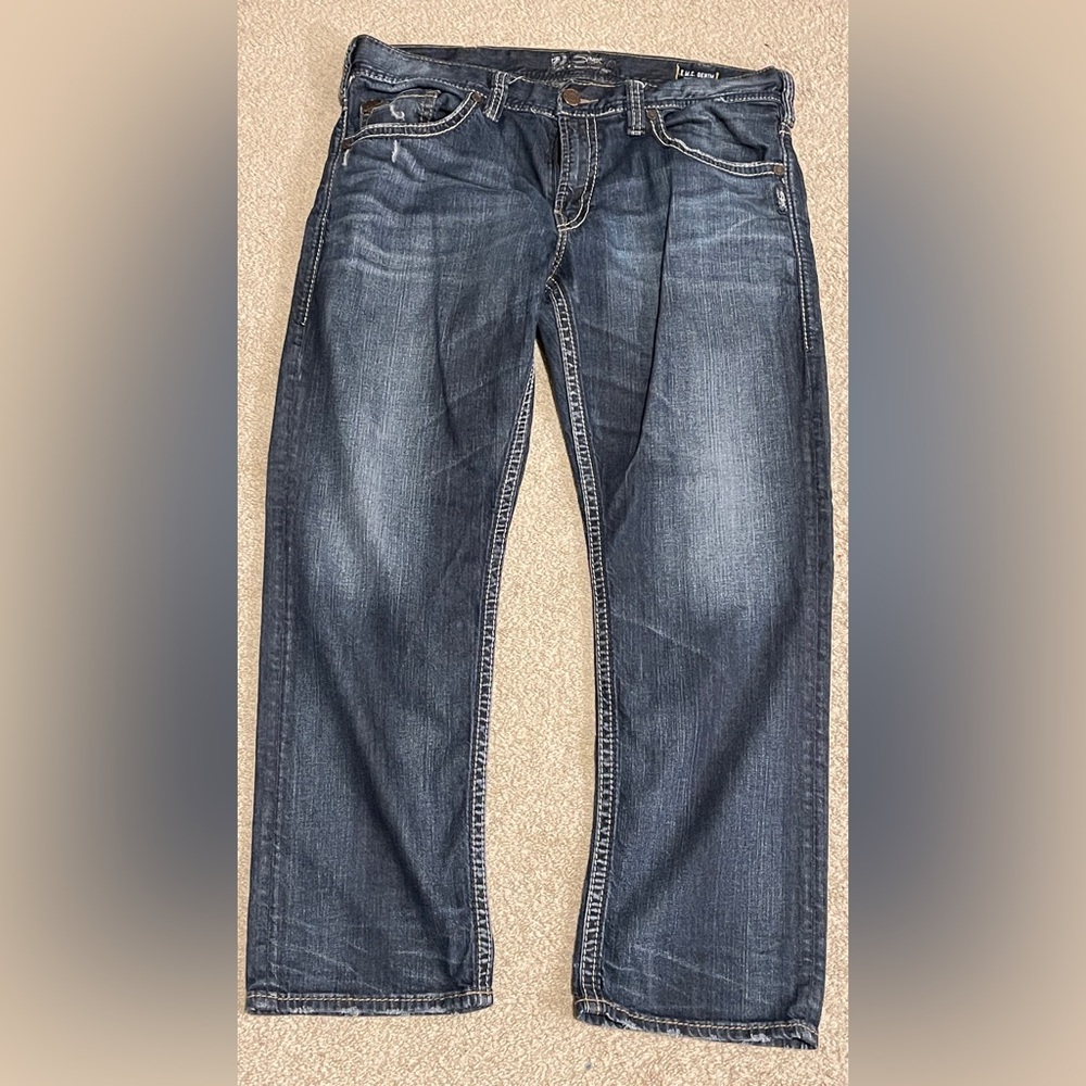 Silver Jeans Men's “Eddie” Indigo Relaxed Jeans